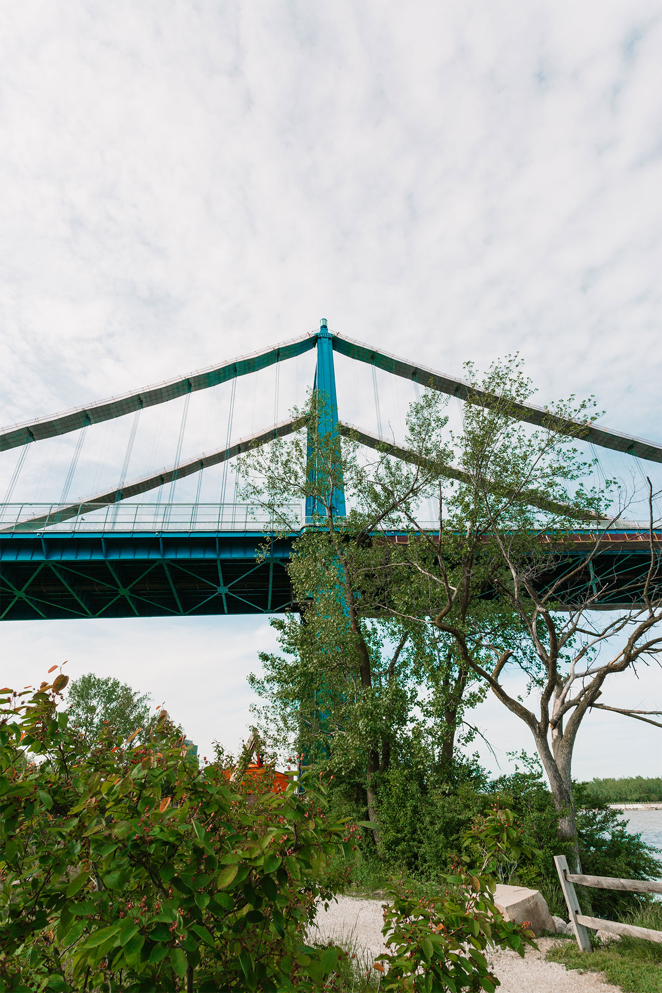 Anthony Wayne Bridge over Middleground's a Toledo, Ohio Metropark